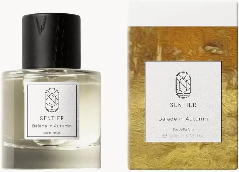 Perfume Balade in Autumn (laranja amarga, açafrão, açúcar em pó)