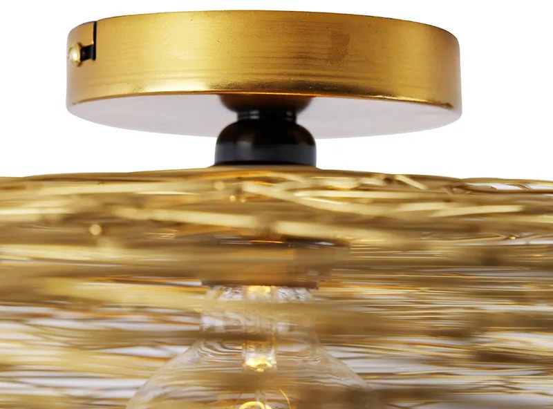 Candeeiro de teto oriental dourado 60 cm - Glan Oriental
