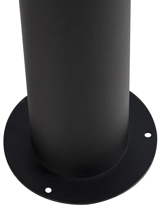 Candeeiro de pé exterior moderno preto 70 cm - Odense Moderno