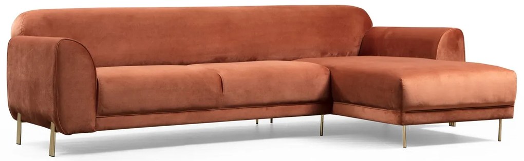 Sofá-Cama de Canto Image Corner – Canela – 287 x 169 cm