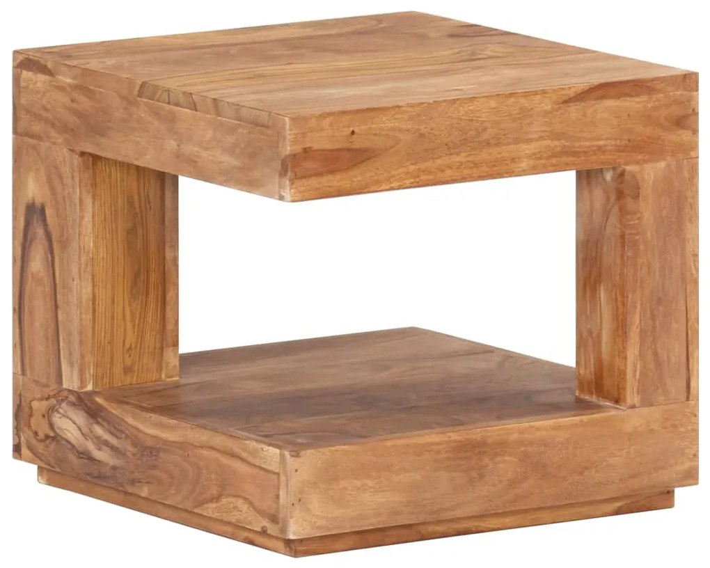 Mesa de centro 45x45x40 cm madeira de acácia maciça