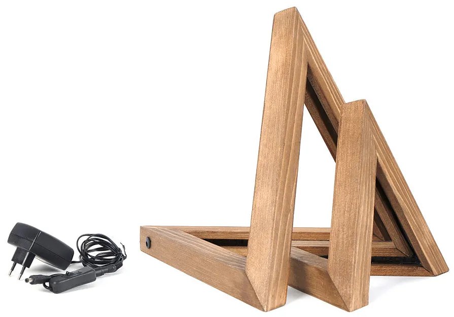 Conjunto de Candeeiros de Mesa KN03 – Castanho – 33 x 33 x 31 cm / 22