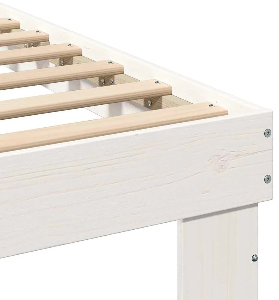 Estrutura da Cama com gaveta Branco 120 x 200 cm