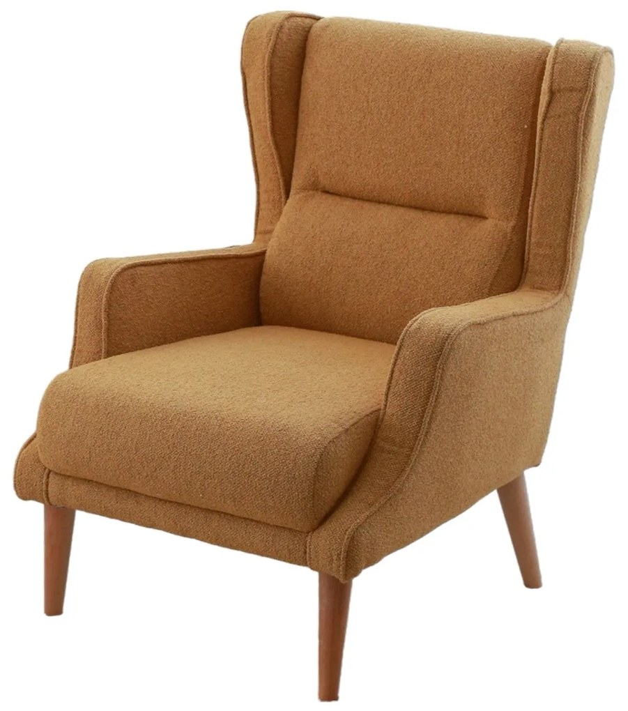 Cadeira Wing Klam – Mostarda – 78x94x70 cm