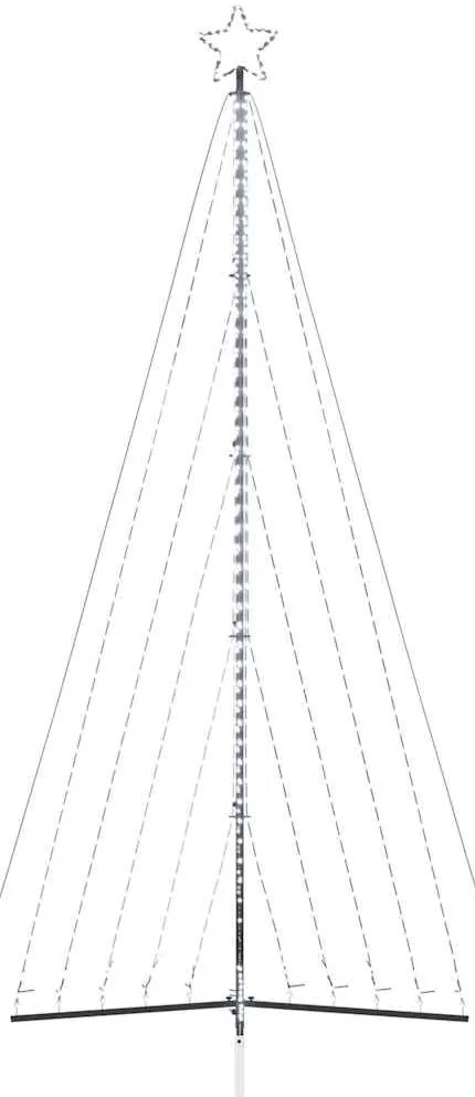 LED Árvore de Natal 570 LEDs Branco Frio 399 cm