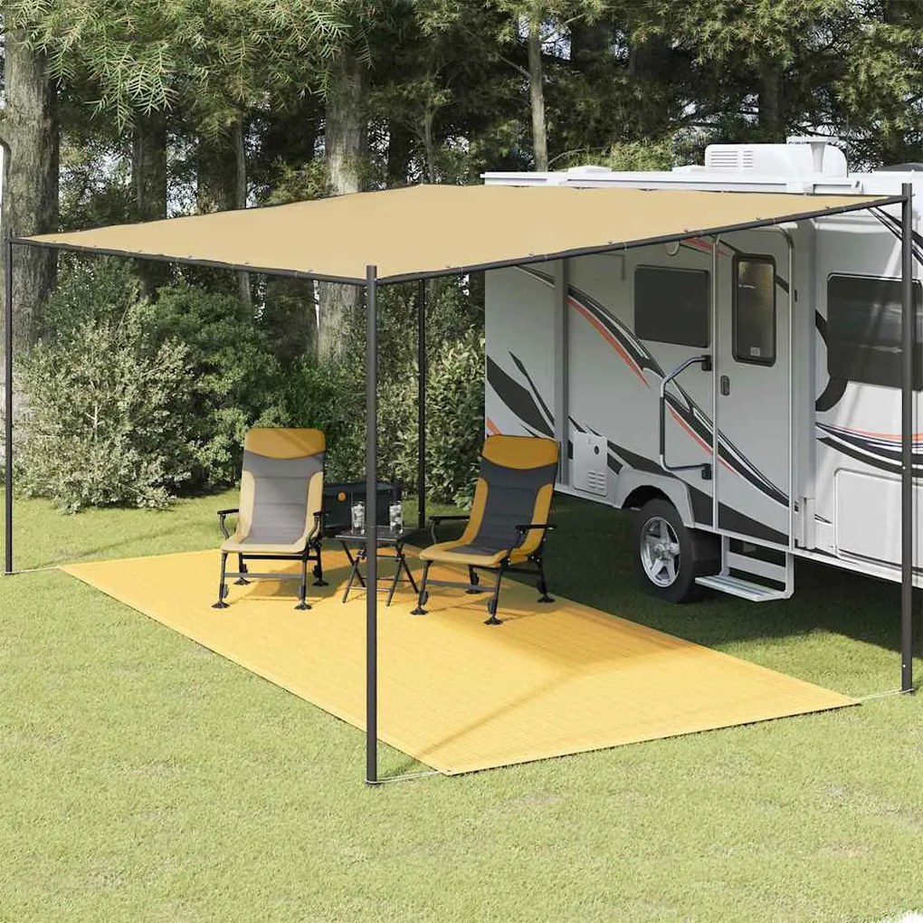 Tapete de campismo para tenda 250x500 cm bege
