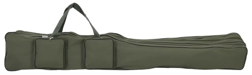 Saco para cana de pesca 160 cm tecido oxford verde-escuro