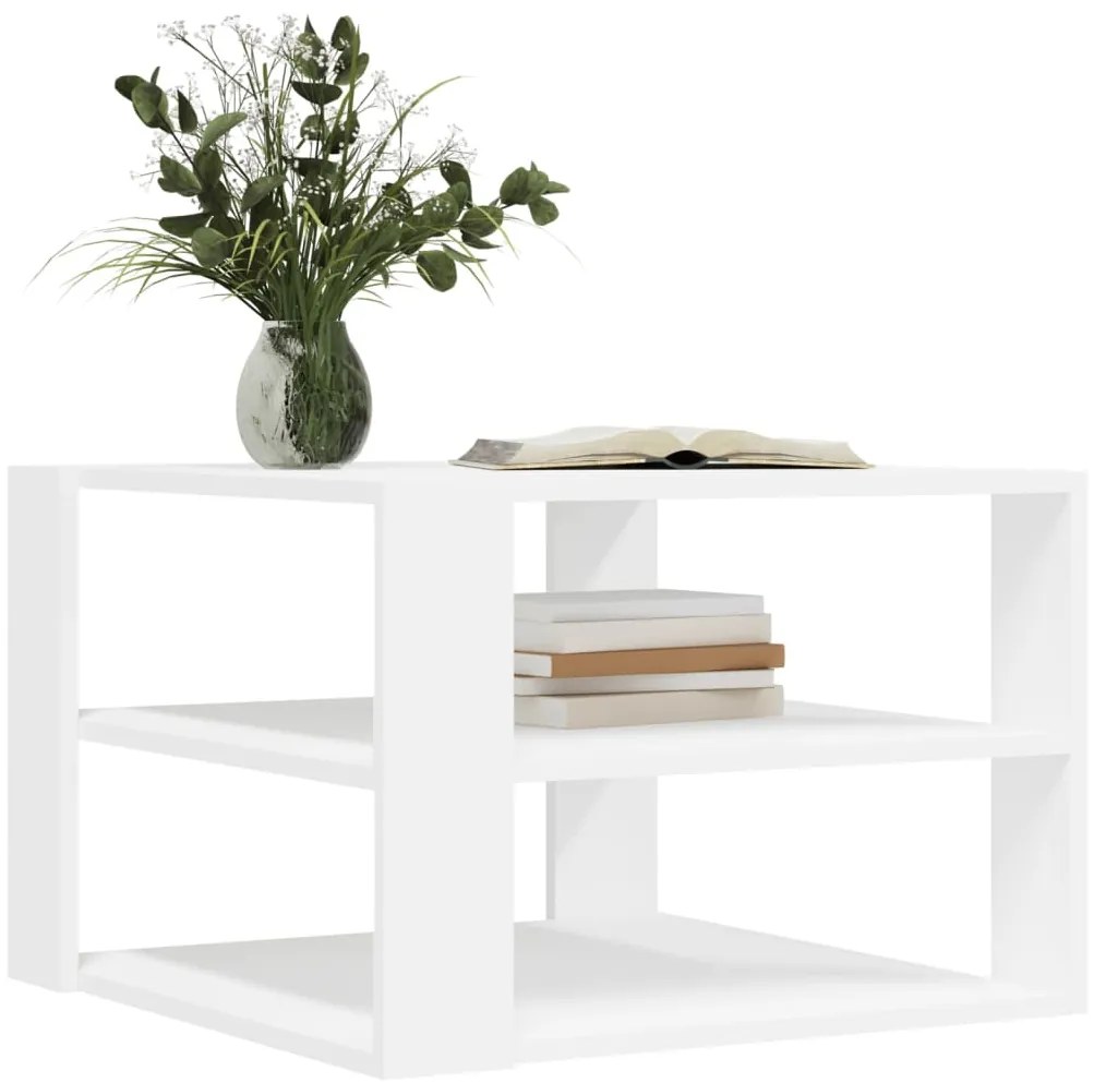 Mesa de centro 59,5x59,5x40 cm derivados de madeira branco