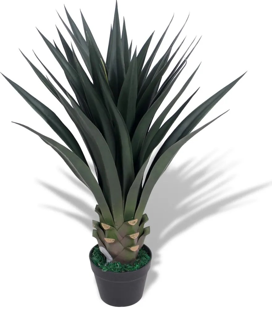Planta iúca artificial com vaso 85 cm verde