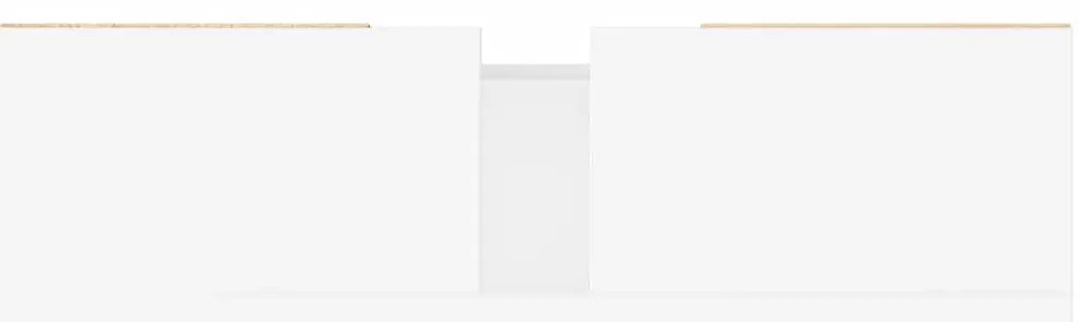 Armário WC 80x33x60 cm derivados de madeira branco brilhante