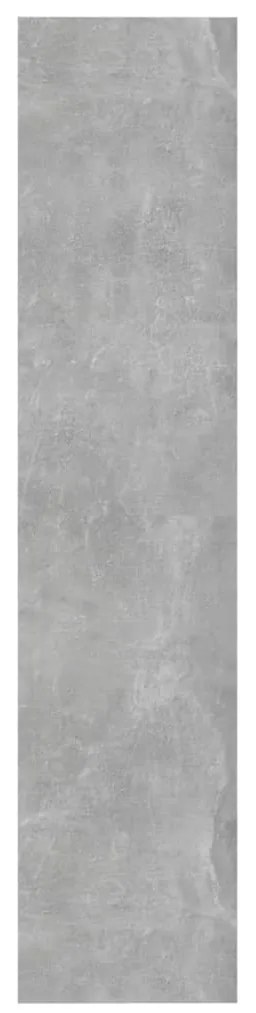 Estante/divisória madeira processada 60x30x135 cm cinza cimento