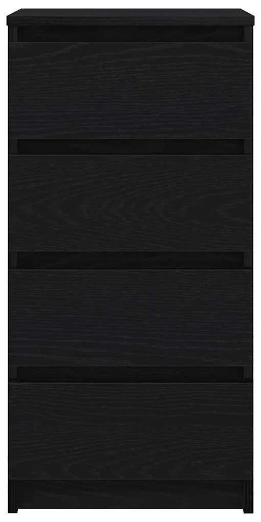 Aparador 37,5x35x76 cm derivados de madeira carvalho preto