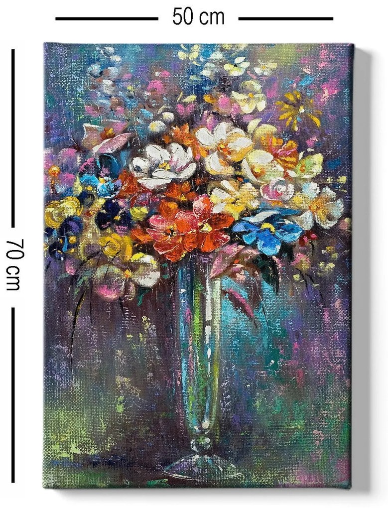 Tela Decorativa Modelo 16385230 – Multicolor – 50 x 70 cm