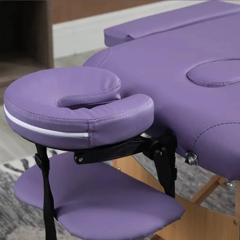 Marquesa Masajea  Dobrável ´- Roxo - Design Moderno
