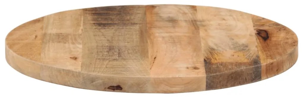 Tampo de mesa redondo Ø40x3,8cm madeira mangueira áspera maciça
