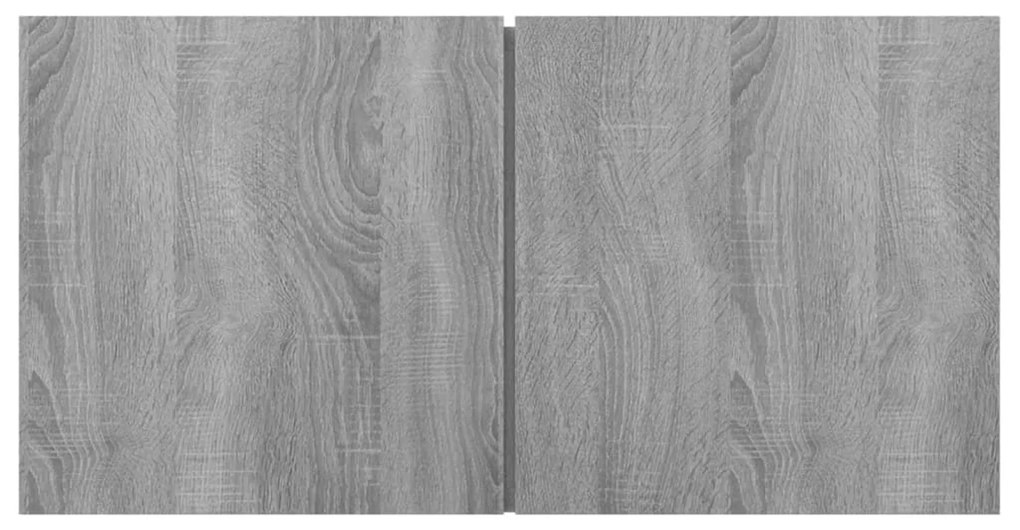 Móvel TV suspenso 2pcs 60x30x30cm derivado madeira cinza sonoma