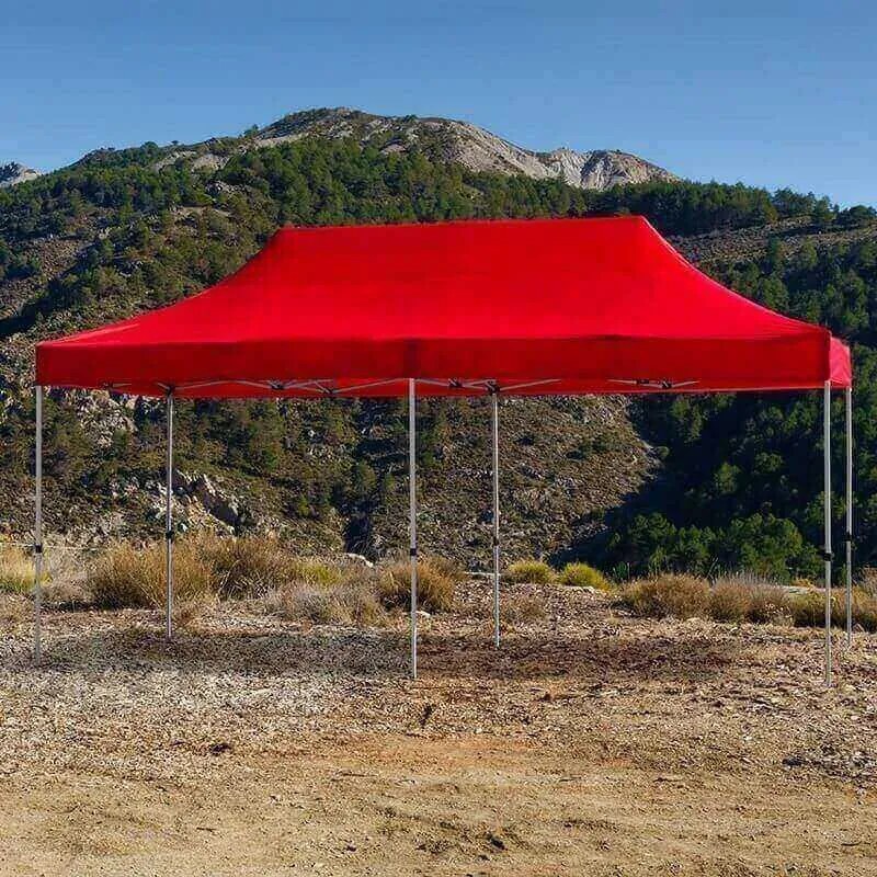 Tenda Jardim Para Festas, Feiras, Eventos 3x6 Force uso profissional Vermelho