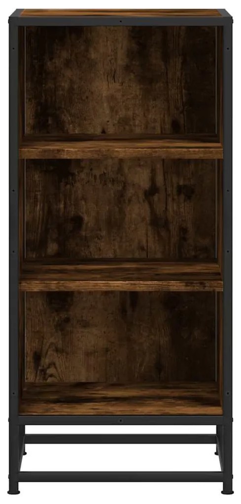 Aparador 35,5x35x76 cm deriv. de madeira/metal carvalho fumado