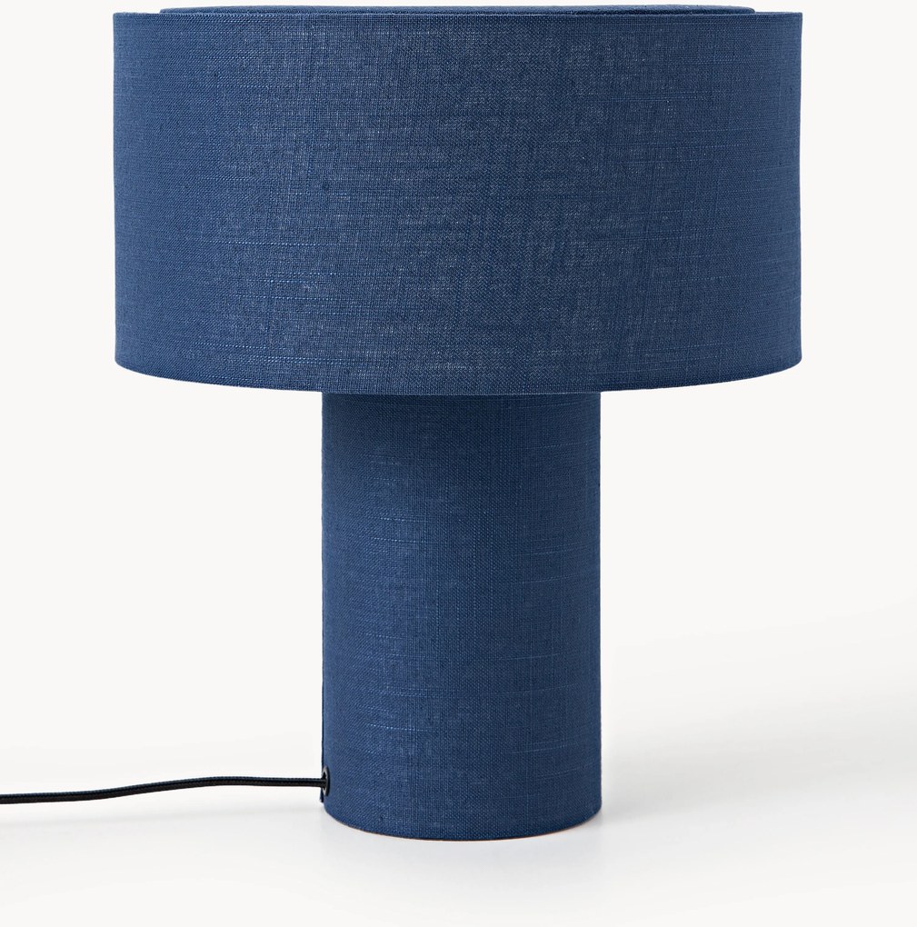 Candeeiro de mesa em linho Ron