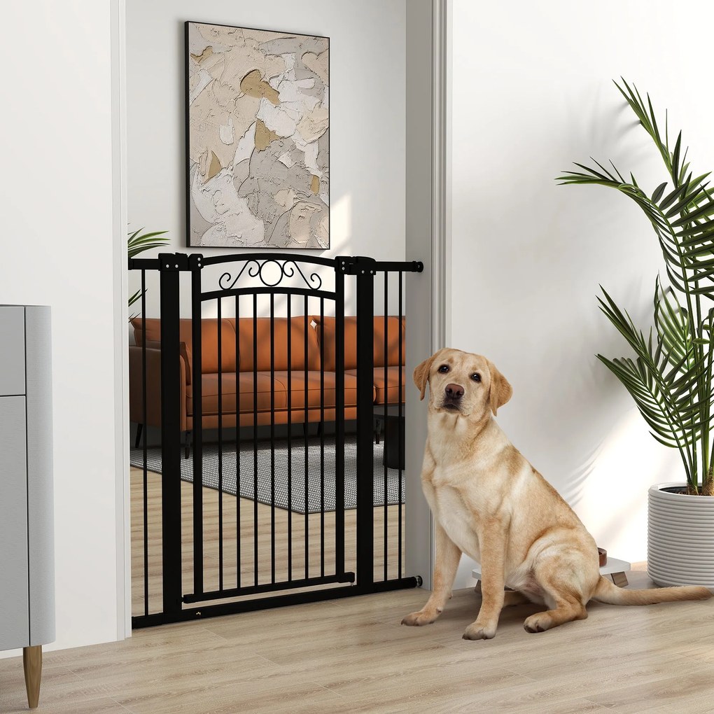 PawHut Barreira de Segurança para Cães Extensível 76-102 cm Barreira p