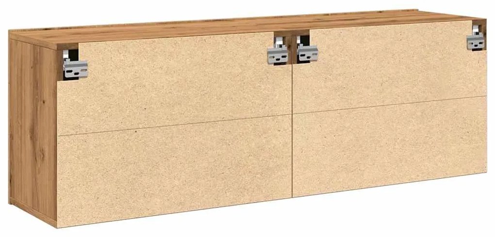 Móveis de parede para TV 2 pcs 60x30x41 cm carvalho artisiano