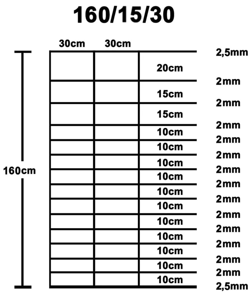 Cerca de jardim 50x1,6 m aço galvanizado prateado