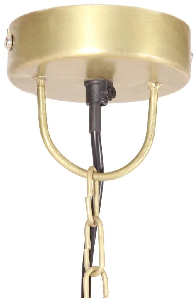 Candeeiro suspenso industrial redondo 25 W 32 cm E27 bronze