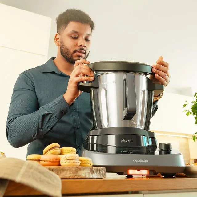 Robot de cozinha multifunções Mambo CooKing Victory com dispensador de alimentos