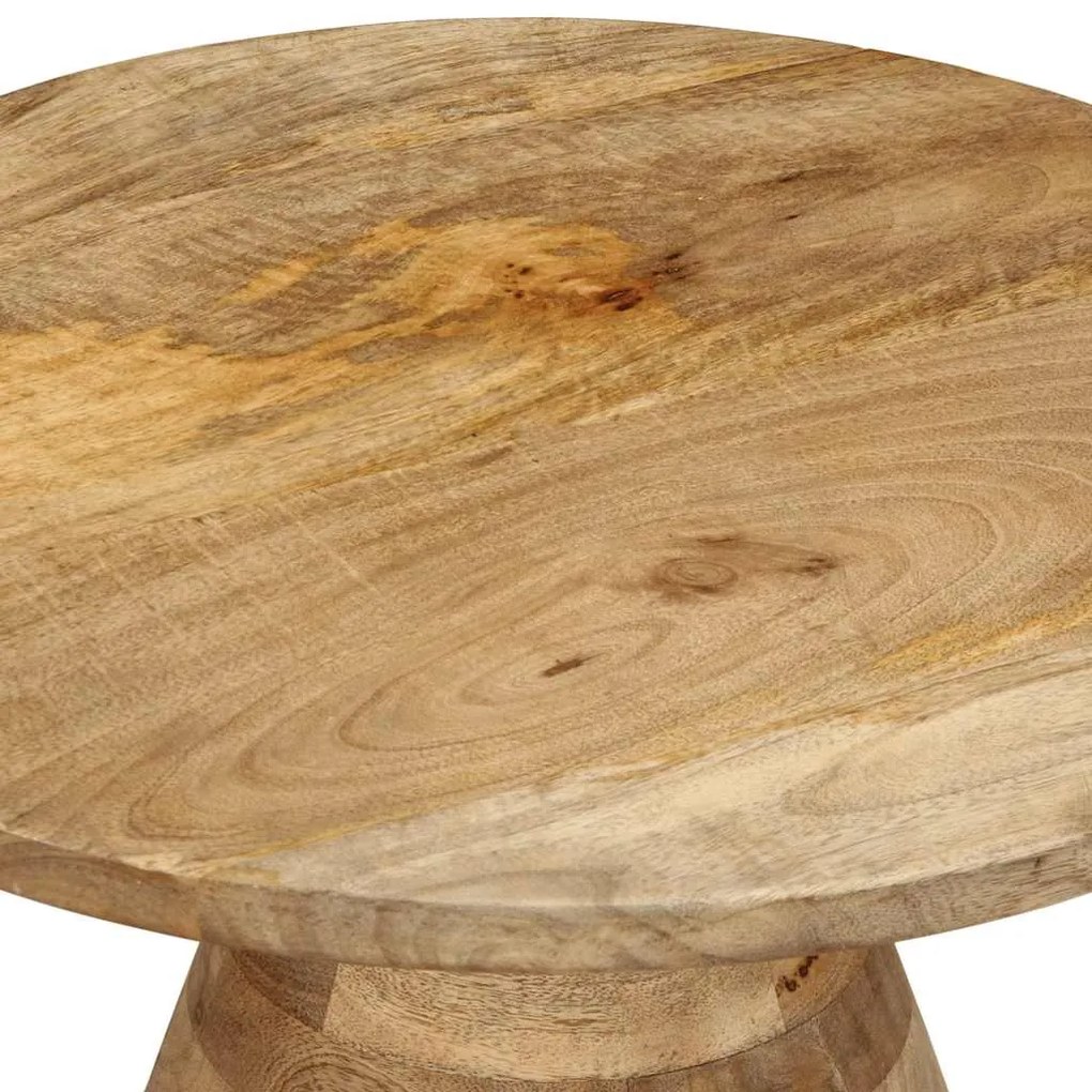 Mesa de apoio Ø50x40 cm madeira de mangueira maciça