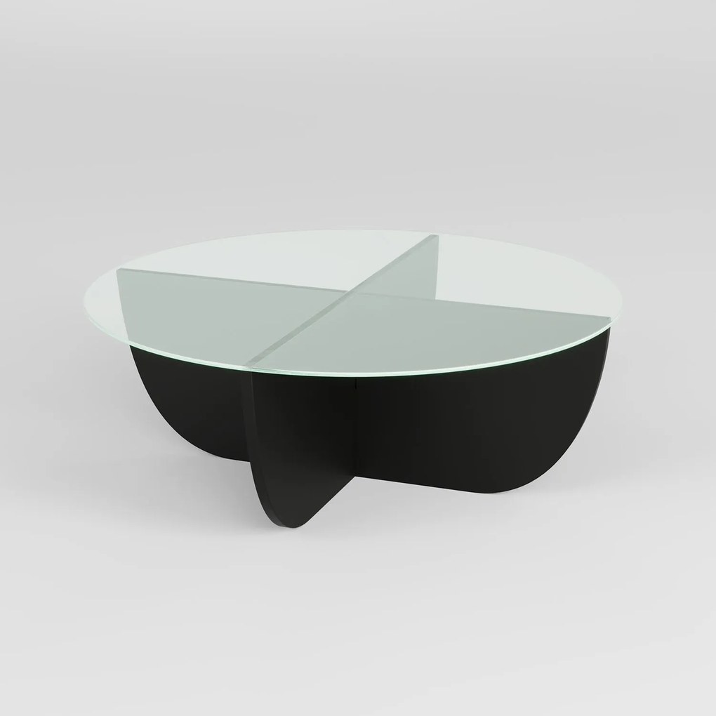 Mesa de Centro Lily – Preto – 90x30x90 cm
