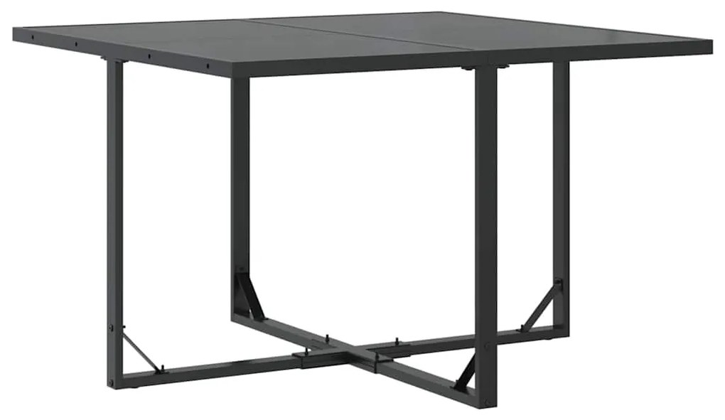 Conjunto de Jantar para Jardim com 10 Peças e Almofadas em Aço e Texti