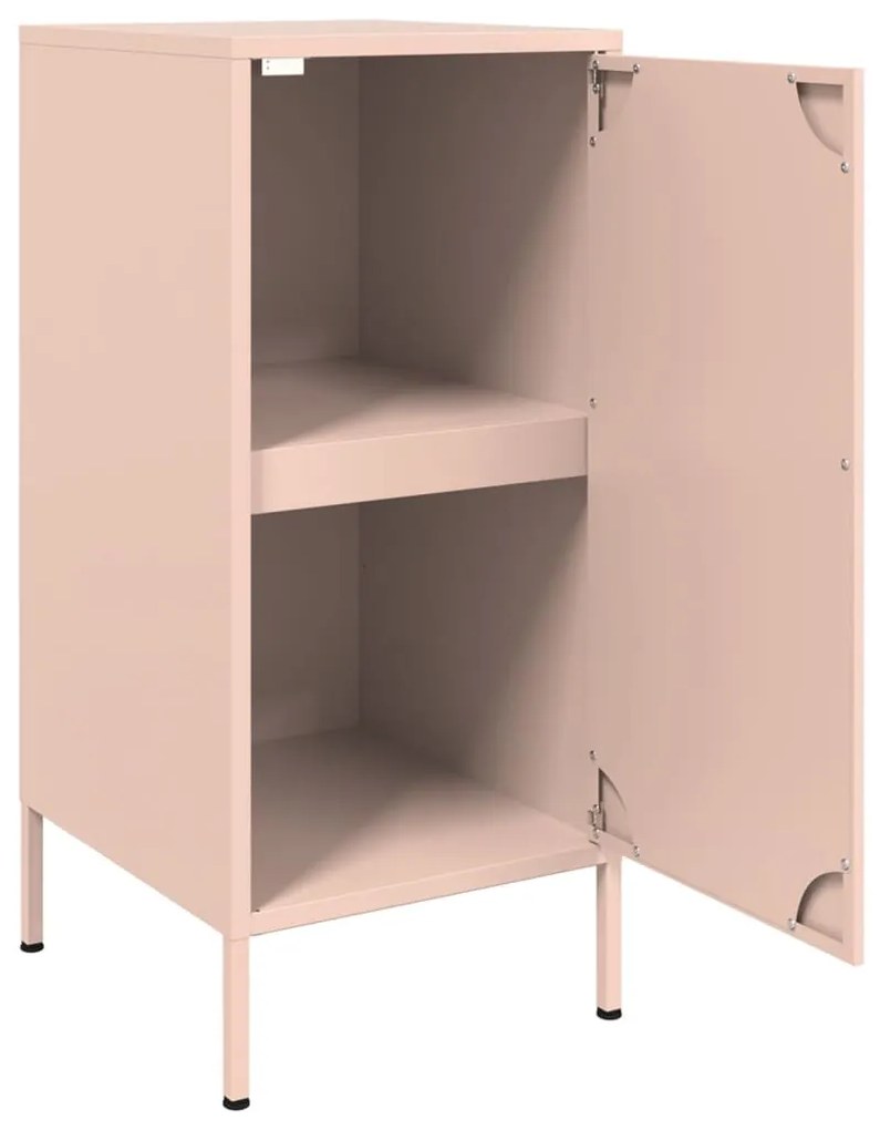 Aparador 36x39x79 cm aço rosa
