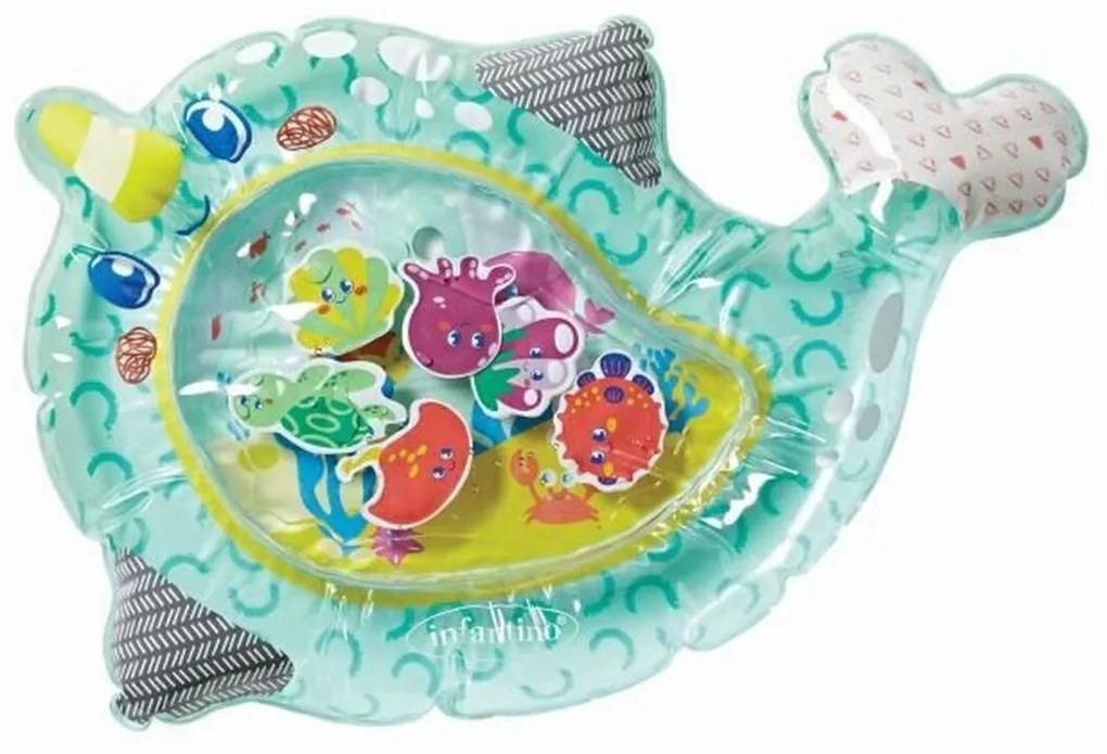 Tapete de Jogos Insuflável com água para Bebé Infantino Sea Unicorn 71 X 48 cm