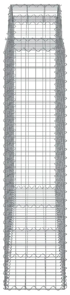 Cestos gabião arqueados 9pcs 200x50x160/180cm ferro galvanizado