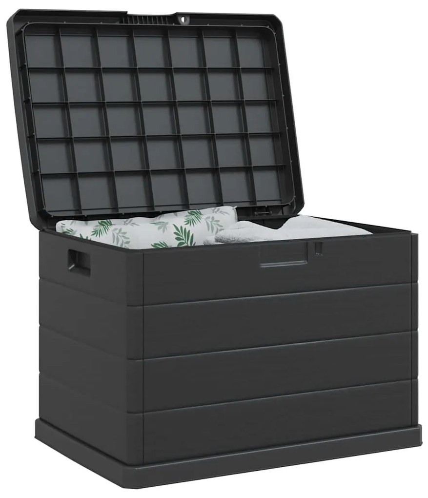 Caixa de Armazenamento para Jardim - Antracite, 77,5 x 54,5 x 53 cm, P