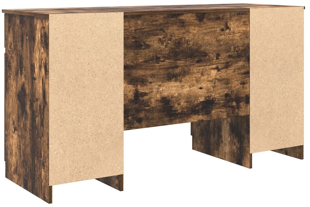Mesa vidaXL Carvalho Defumado 140x49x76 cm Madeira de Engenharia