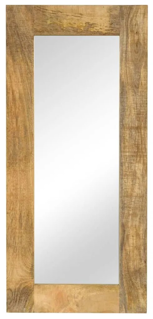 Espelho em madeira de mangueira maciça 50x110 cm