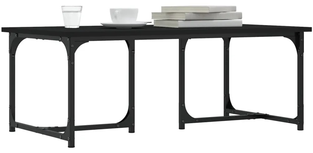 Mesa de centro 90x50x35 cm derivados de madeira preto