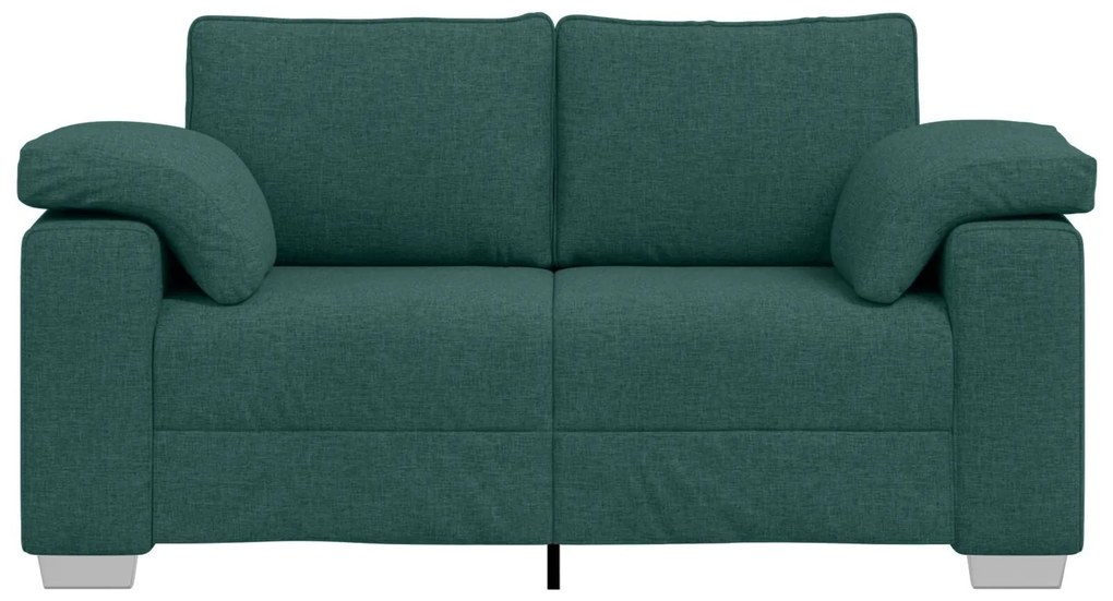 Sofá-Casal VidaXL Verde Escuro 120 cm em Tecido
