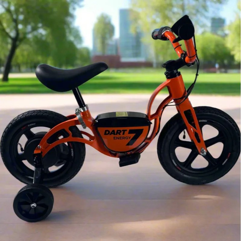 Bicicleta eléctrica Infantil 20V 4AH DART 7 - 4 a 7 anos Laranja