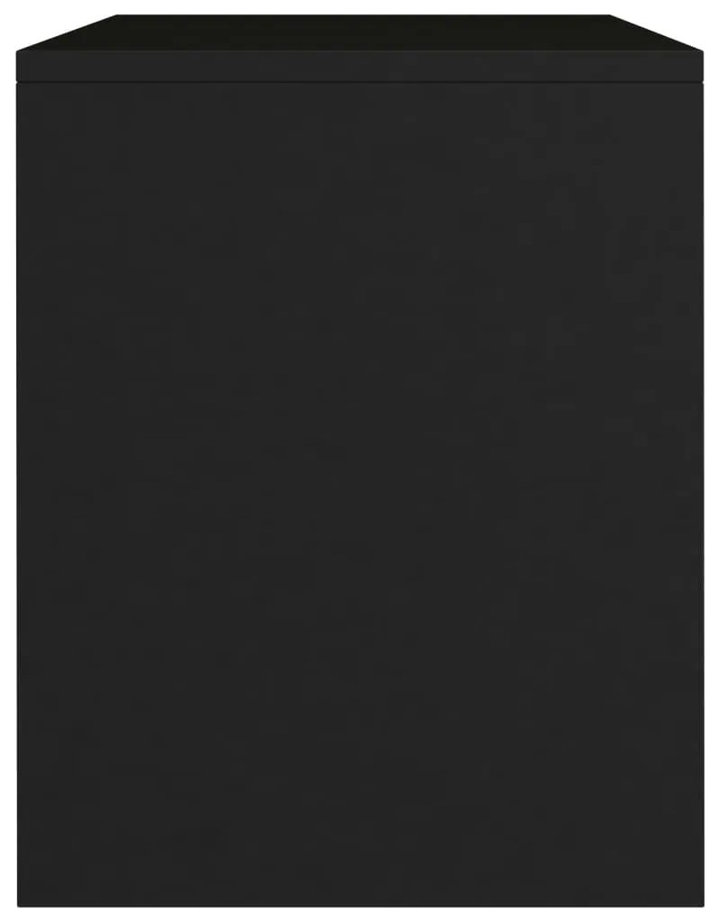 Mesa de cabeceira 40x30x40 cm derivados de madeira preto