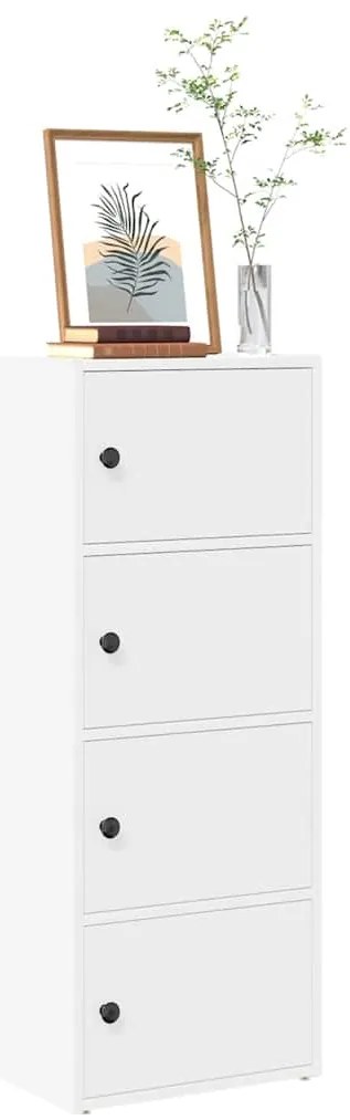 vidaXL Estante 40x24x102 cm derivados de madeira branco