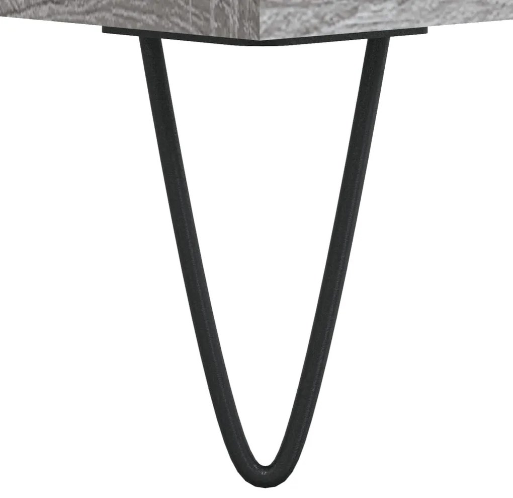Mesa de centro 60x50x36,5 cm derivados de madeira cinza sonoma