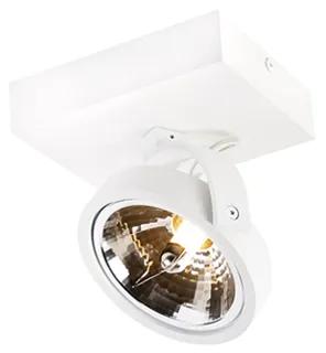 LED Foco design quadrado branco 1-luz - GO Design,Industrial,Moderno