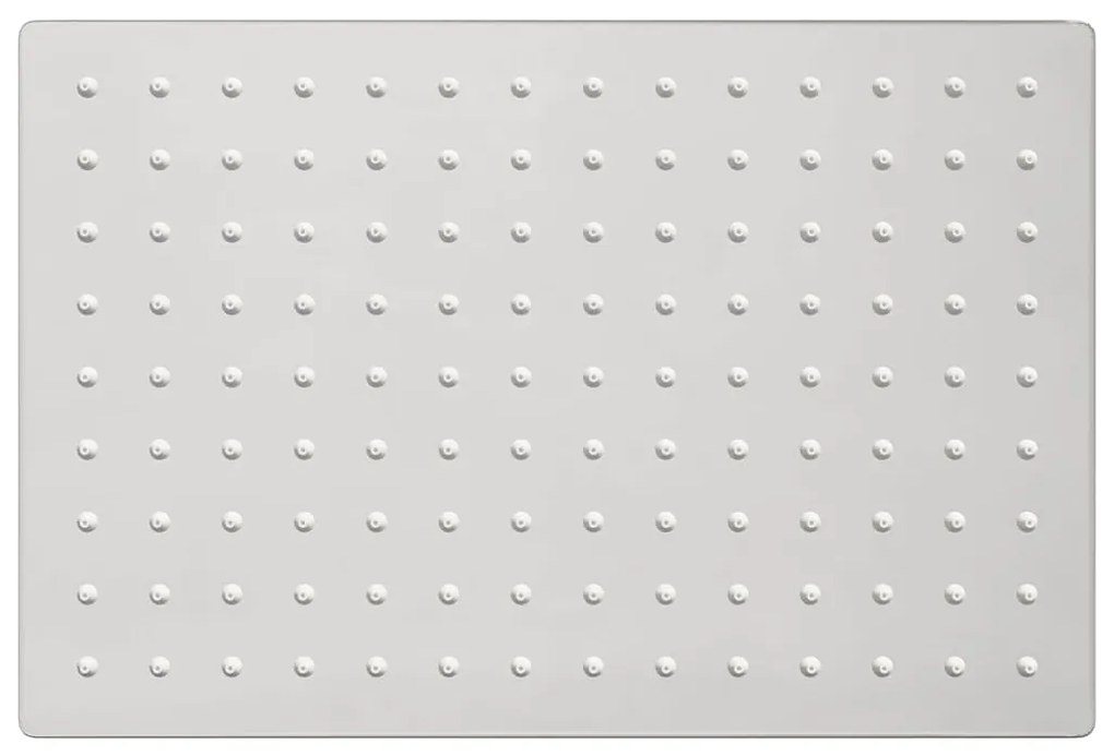 Cabeça de chuveiro retangular 30x20 cm aço inoxidável 304
