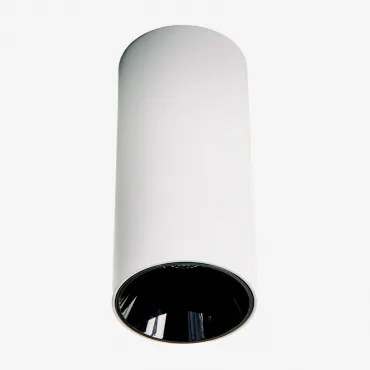 Aplique De Teto Led De Superfície Redondo Em Alumínio Luisiana Branco - Preto & Branco Frio 4000k & Ø7,2 Cm & 8 W & 23º - Sklum