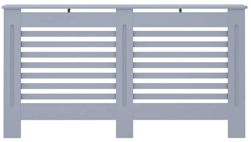 Cobertura de radiador 152x19x81,5 cm MDF antracite