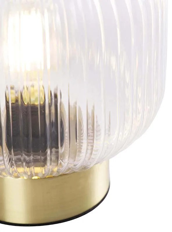 Candeeiro de mesa Art Deco em latão - Karel