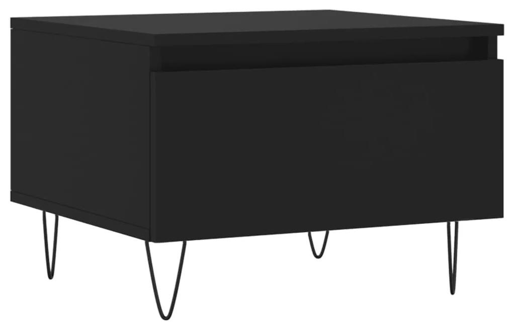 Mesa de centro 50x46x35 cm derivados de madeira preto