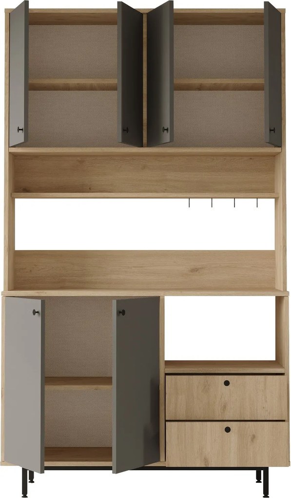 Mobiliário "RE7-SA" - Design Moderno - Oak
Anthracite